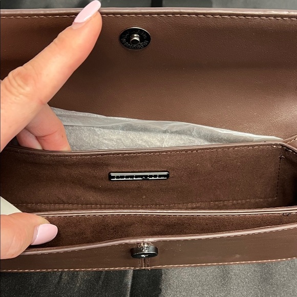 Steve Madden | Chocolate Brown Clutch/Shoulder/Crossbody Purse - Picture 11 of 15